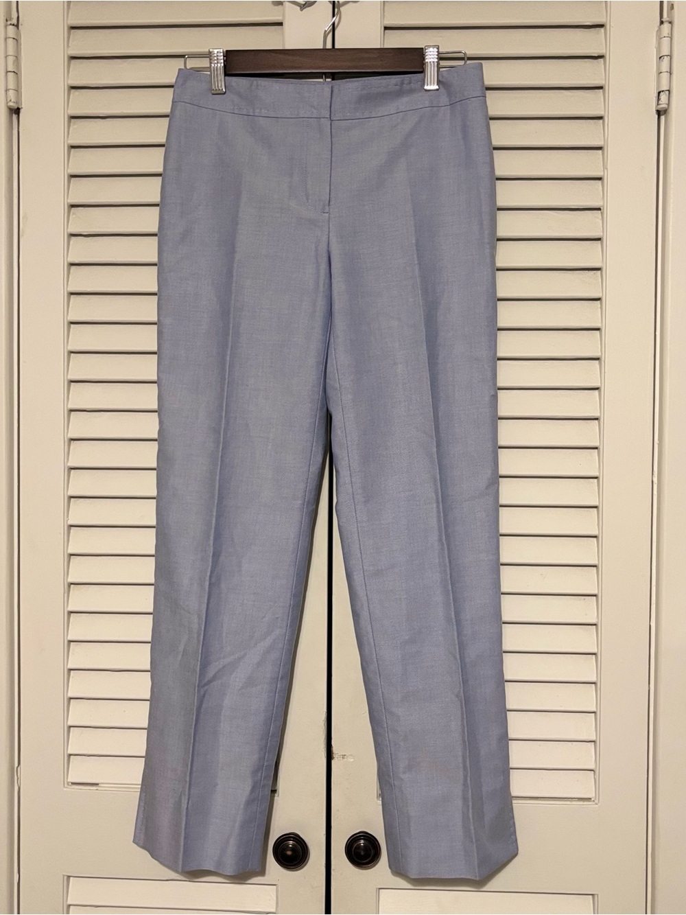 Brooks Brothers Light Blue Straight-Leg Dress Pants NWT Supima Cotton